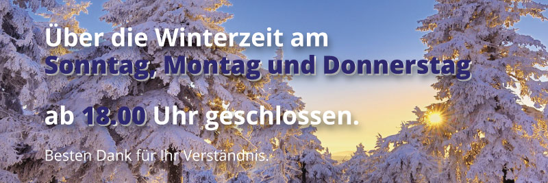 Winterzeit Anzeige
